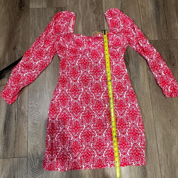 BODEN Women's Linen Mini Shift Dress Size 6L In Pink - Picture 5 of 11